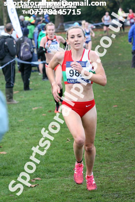 Senior womens British Athletics Liverpool Cross Challenge, Sefton Park, Liverpool. Photo:  David T. Hewitson/Sports for All Pics